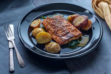 Dijon Mustard Salmon