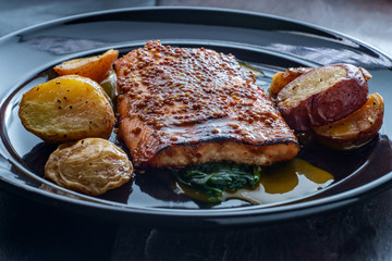 Dijon Mustard Salmon