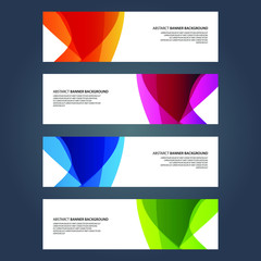 Fototapeta premium Vector Abstract design banner web template