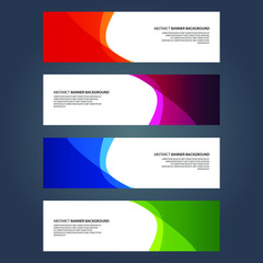 Vector Abstract design banner web template