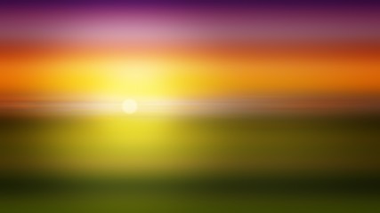 Sunset background illustration gradient abstract, blurred colorful.