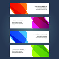 Fototapeta premium Vector Abstract design banner web template