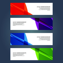 Vector Abstract design banner web template