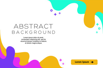 abstract colorful background with speech bubbles