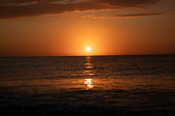 Obraz premium Sunrise Mediterranean Sea 