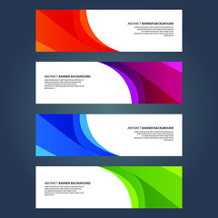 Vector Abstract design banner web template