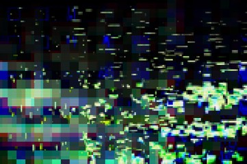 Glitch digital abstract artifacts distortion background, design.