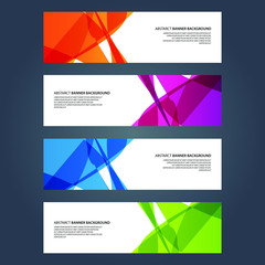 Fototapeta premium Vector Abstract design banner web template