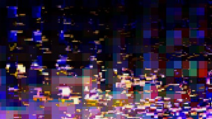 Obraz premium Glitch digital screen pattern abstract, texture artifact.