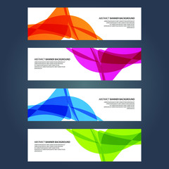 Fototapeta premium Vector Abstract design banner web template