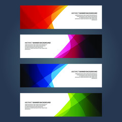 Vector Abstract design banner web template