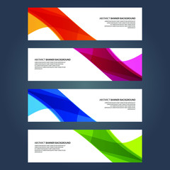 Vector Abstract design banner web template