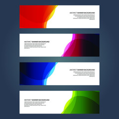 Fototapeta premium Vector Abstract design banner web template