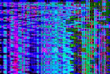 Computer digital glitch abstract background, pixel black.