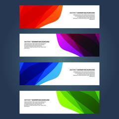 Vector Abstract design banner web template