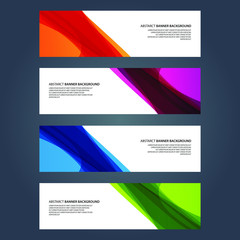 Fototapeta premium Vector Abstract design banner web template
