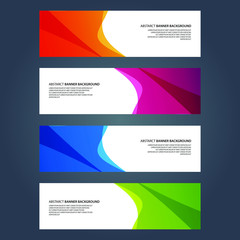 Vector Abstract design banner web template