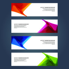 Fototapeta premium Vector Abstract design banner web template