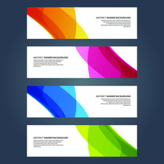 Fototapeta premium Vector Abstract design banner web template