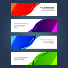 Fototapeta premium Vector Abstract design banner web template