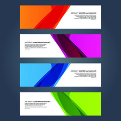 Fototapeta premium Vector Abstract design banner web template