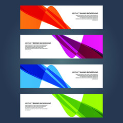 Fototapeta premium Vector Abstract design banner web template