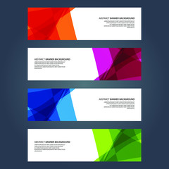 Vector Abstract design banner web template