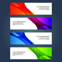 Vector Abstract design banner web template