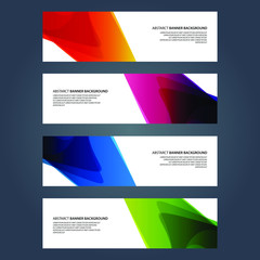 Fototapeta premium Vector Abstract design banner web template