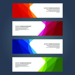 Fototapeta premium Vector Abstract design banner web template
