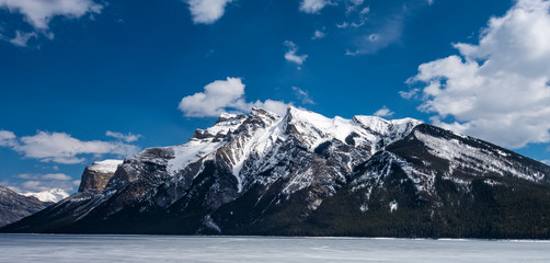 Rocky Mountains on a spring day
