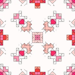 Contour pattern abstract background design, book seamless.