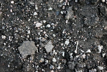 ground and stones close up texture