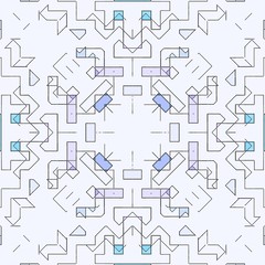 Contour pattern abstract background design, drawn graphic.