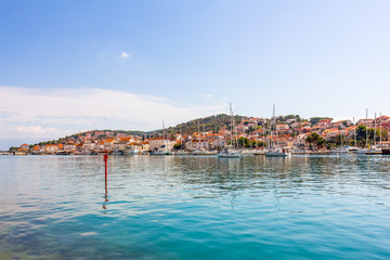 Fototapeta na wymiar Part of Trogir located on the island of Ćiovo, Croatia