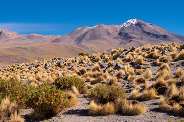 Montañas cerca al Salar de Uyuni En Bolivia Sur America