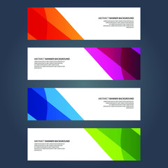 Fototapeta premium Vector Abstract design banner web template