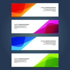 Vector Abstract design banner web template