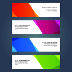 Fototapeta premium Vector Abstract design banner web template