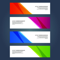 Fototapeta premium Vector Abstract design banner web template