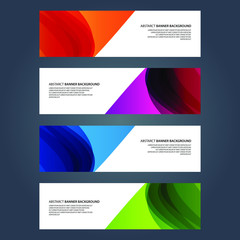 Vector Abstract design banner web template