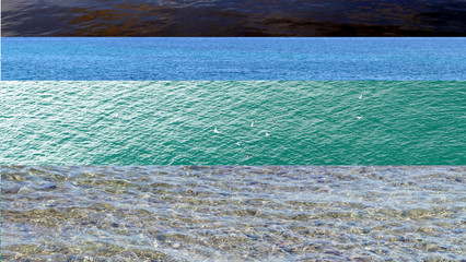 Colori di maree che si incontrano nelle stagioni durante l'anno © Franxuc