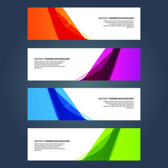 Vector Abstract design banner web template