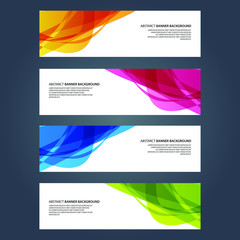 Fototapeta premium Vector Abstract design banner web template