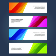 Vector Abstract design banner web template