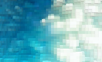 Abstract cube 3d extrude background, wallpaper digital.