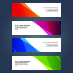 Vector Abstract design banner web template