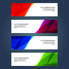Fototapeta premium Vector Abstract design banner web template