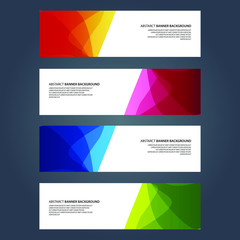 Fototapeta premium Vector Abstract design banner web template