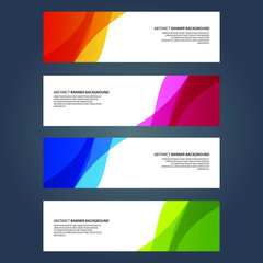 Vector Abstract design banner web template